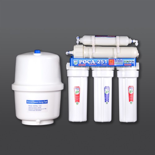 Обратный осмос СТАНДАРТ Роса 251. Фильтр обратного осмоса под мойку.