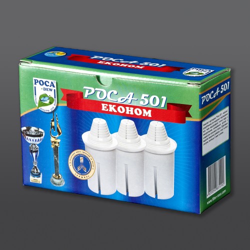 Комплект картриджей для фильтра-кувшина «Роса 501 эконом (3 шт)»  