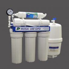 Фільтр зворотного осмосу під мийку ROSA 100 GPD  Premium Series з манометром