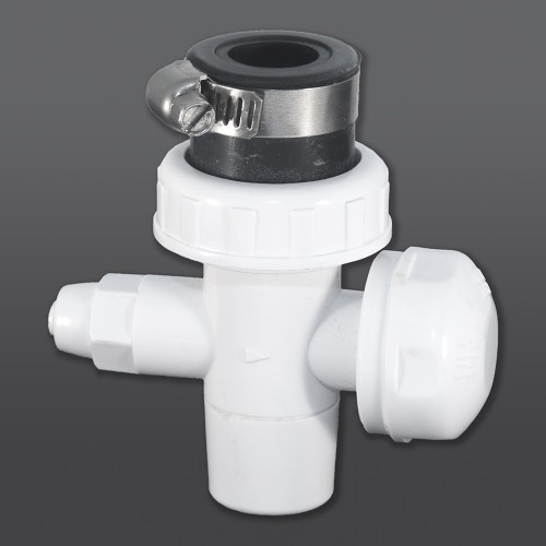 The diverter is plastic