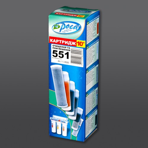 Картридж смягчения воды «Роса-551» 10” для проточных систем