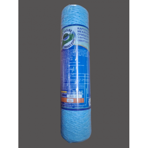 Картридж из полипропиленовой нити Роса-513-10 мкм 5 антибактериальный