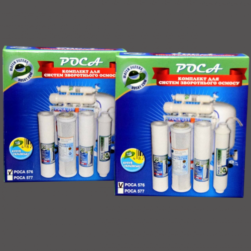 Річний комплект картриджів для систем зворотного осмосу «Резерв Чистоти 1+1» (2 набори)